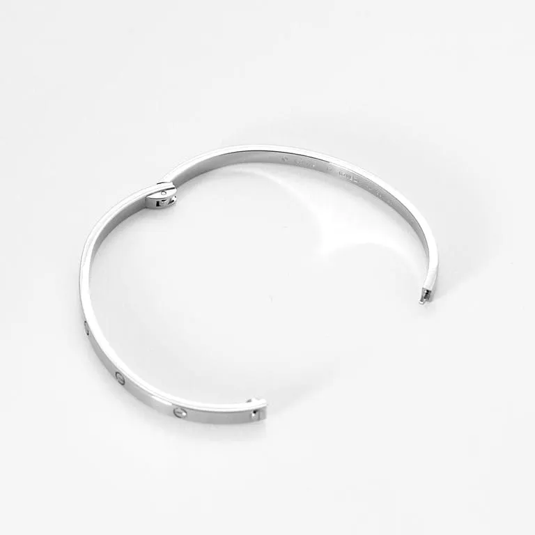 CARTIER - Bracelet Love en or blanc sold by 58 Facettes product image thumbnail 4