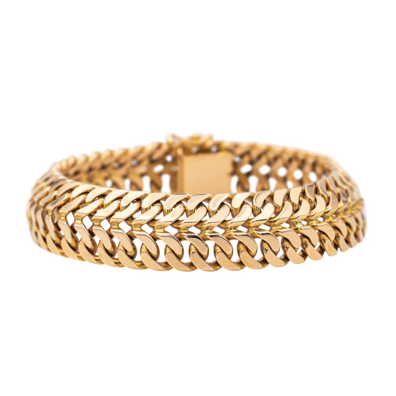 Bracelet Maille gourmette Or rose sold by 58 Facettes