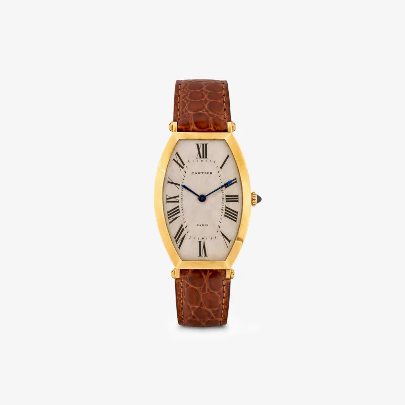 Cartier Tonneau Paris - Montre à remontage manuel en or jaune 18K sold by 58 Facettes