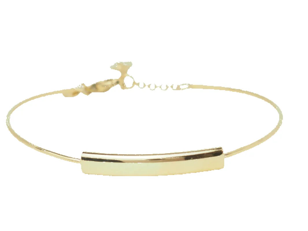 Bracelet jonc en or jaune 18 kt sold by 58 Facettes