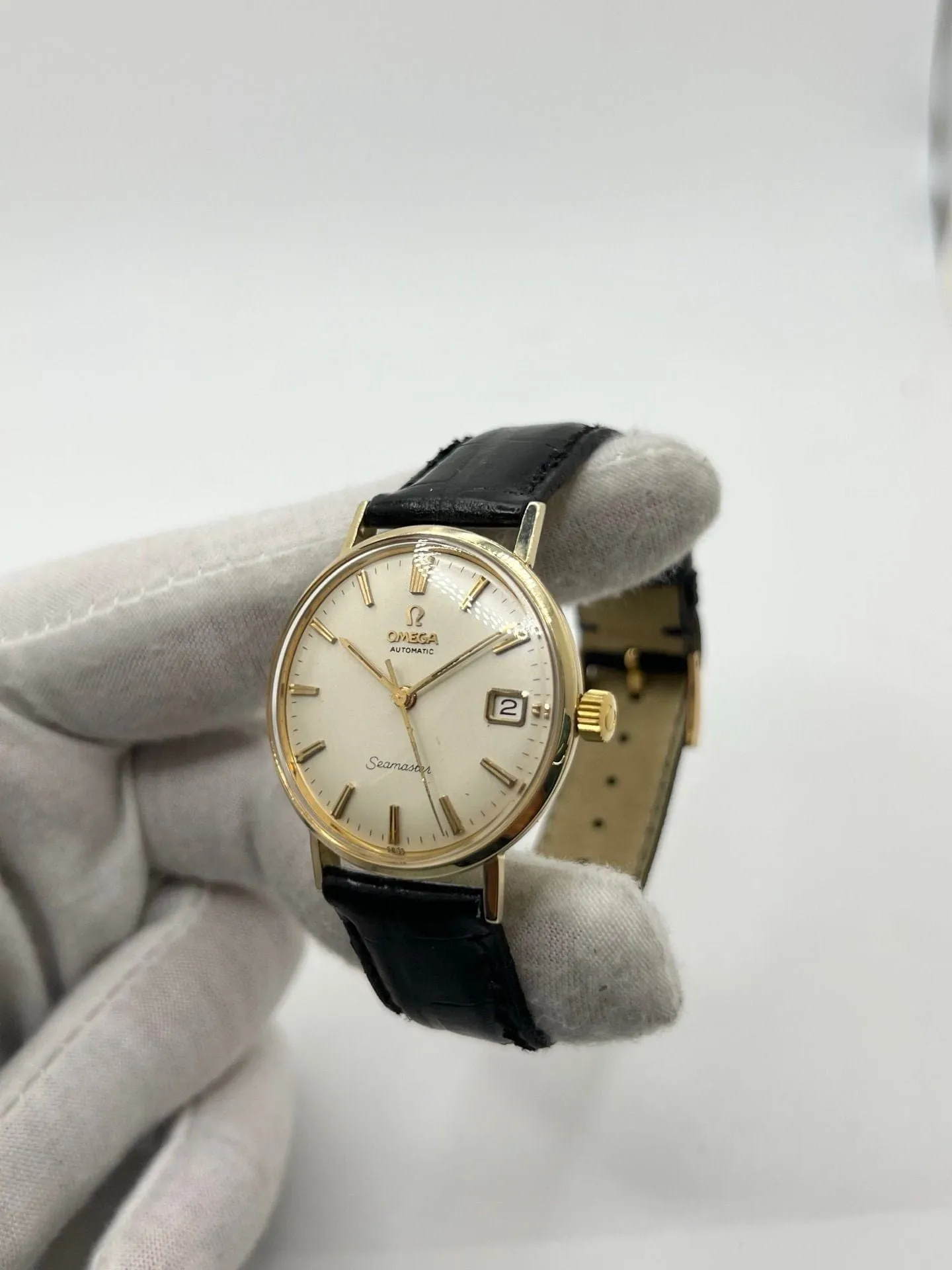 Omega - Montre Seamaster DeVille KL6610 en or jaune 14K sold by 58 Facettes product image thumbnail 5