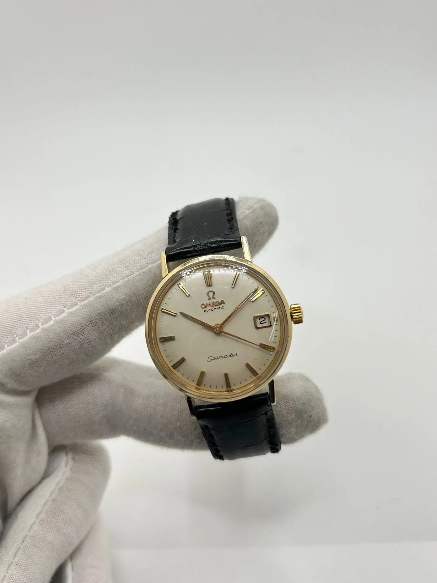 Omega - Montre Seamaster DeVille KL6610 en or jaune 14K sold by 58 Facettes product image thumbnail 2