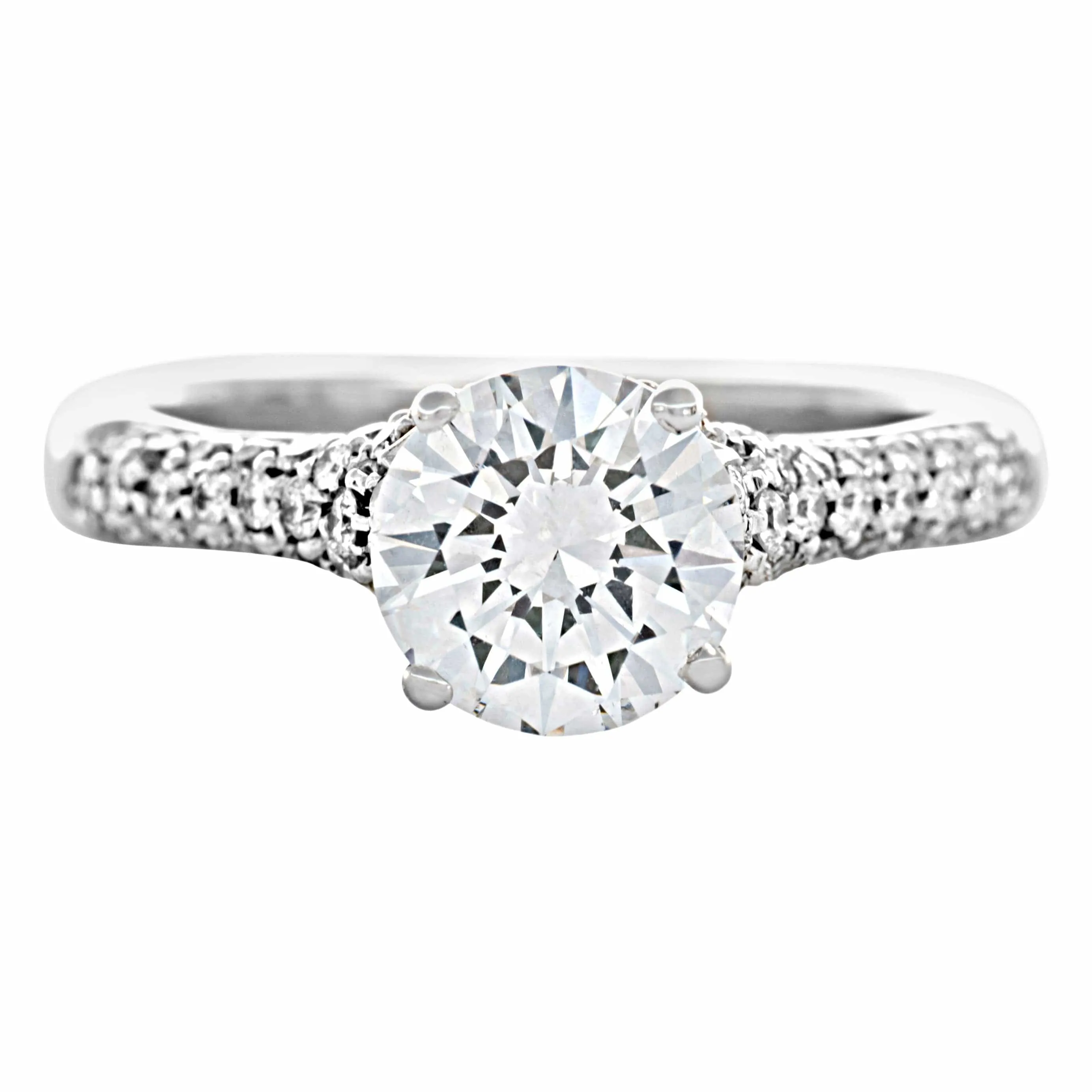 Solitaire - Bague en or gris 750/1000 et diamant 2,13 ct sold by 58 Facettes product image thumbnail 3