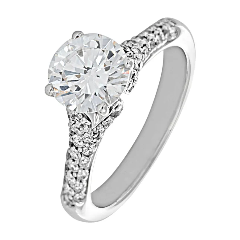 Solitaire - Bague en or gris 750/1000 et diamant 2,13 ct sold by 58 Facettes