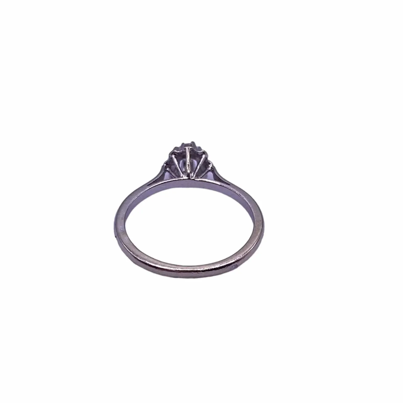 Solitaire Or Blanc & Diamant sold by 58 Facettes product image thumbnail 2