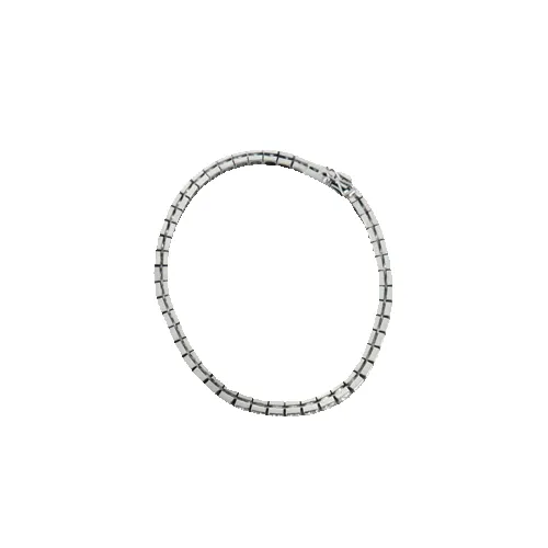 Bracelet ligne tennis en or blanc 18 carats et diamants sold by 58 Facettes