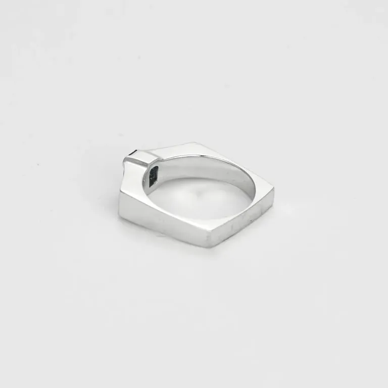 Bague bandeau Prestige en or blanc 18K et saphirs sold by 58 Facettes product image thumbnail 5