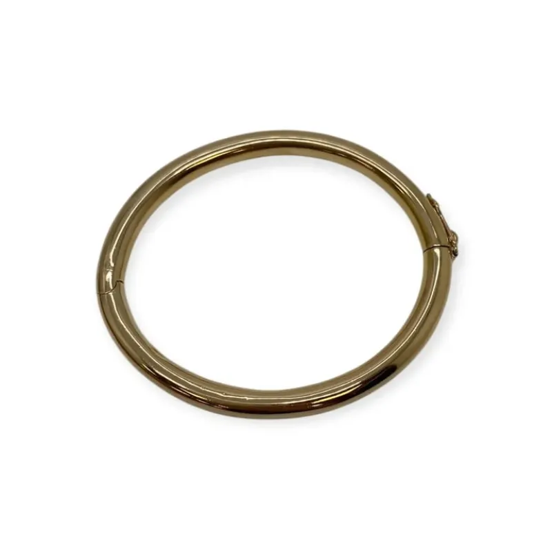 Bracelet demi-jonc rigide en or jaune 18k (750/1000) made by 58 Facettes