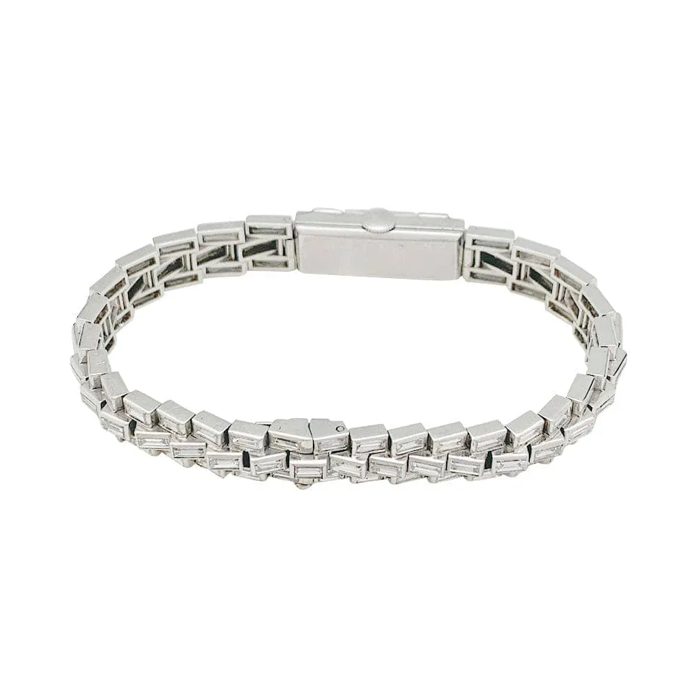 Montre Art Déco en platine et diamants. sold by 58 Facettes product image thumbnail 5