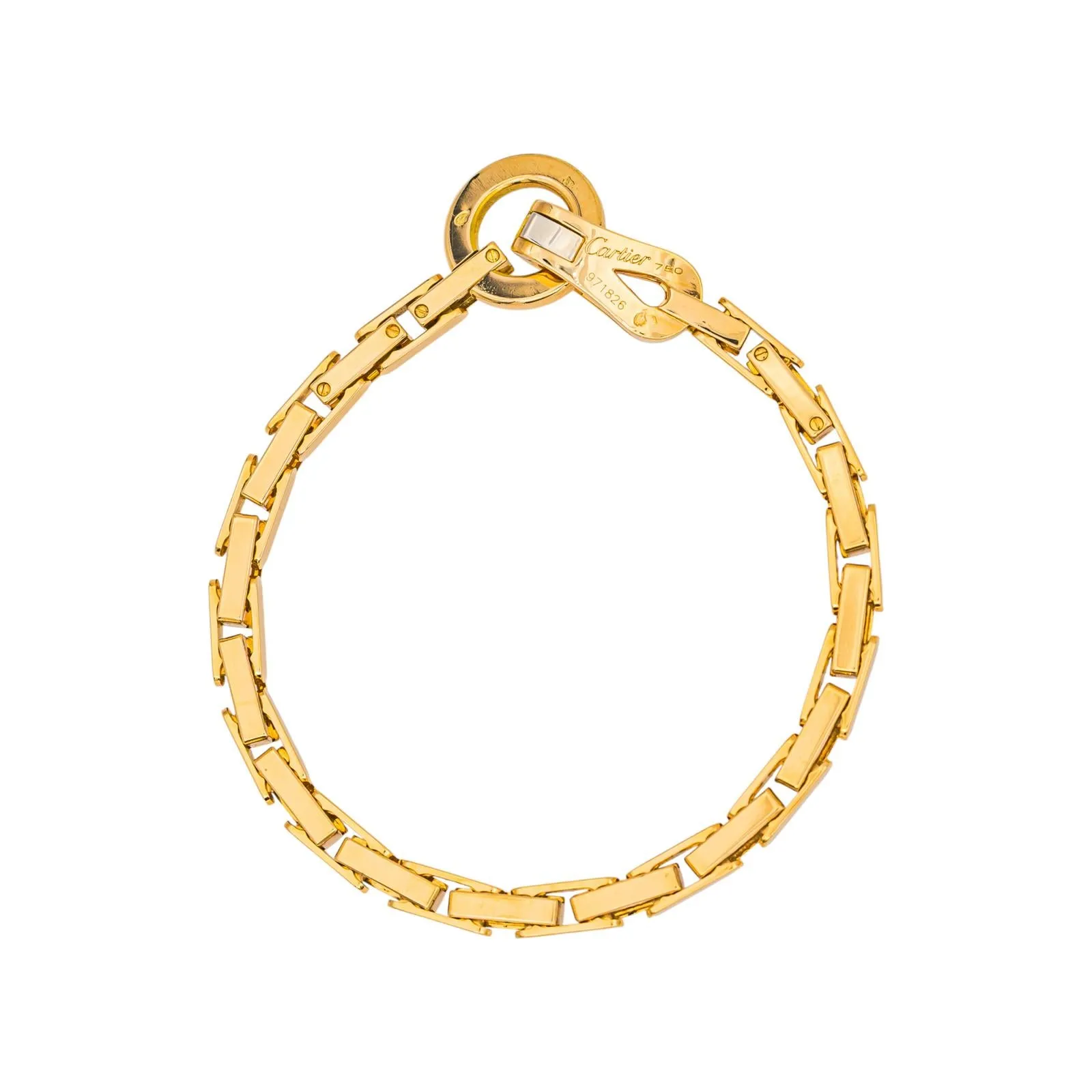 Cartier Bracelet Agrafe Or jaune sold by 58 Facettes product image thumbnail 4
