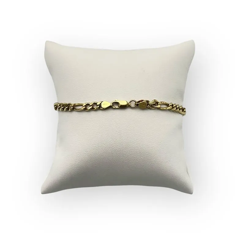 Bracelet maille Figaro en or jaune 750 (18K) sold by 58 Facettes product image thumbnail 4