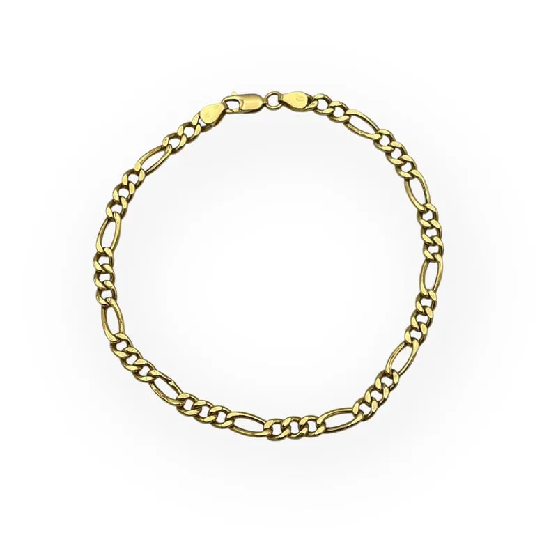 Bracelet maille Figaro en or jaune 750 (18K) sold by 58 Facettes