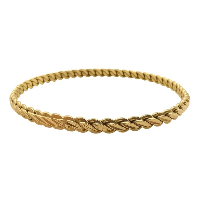 Bracelet jonc en or jaune 22 carats sold by 58 Facettes