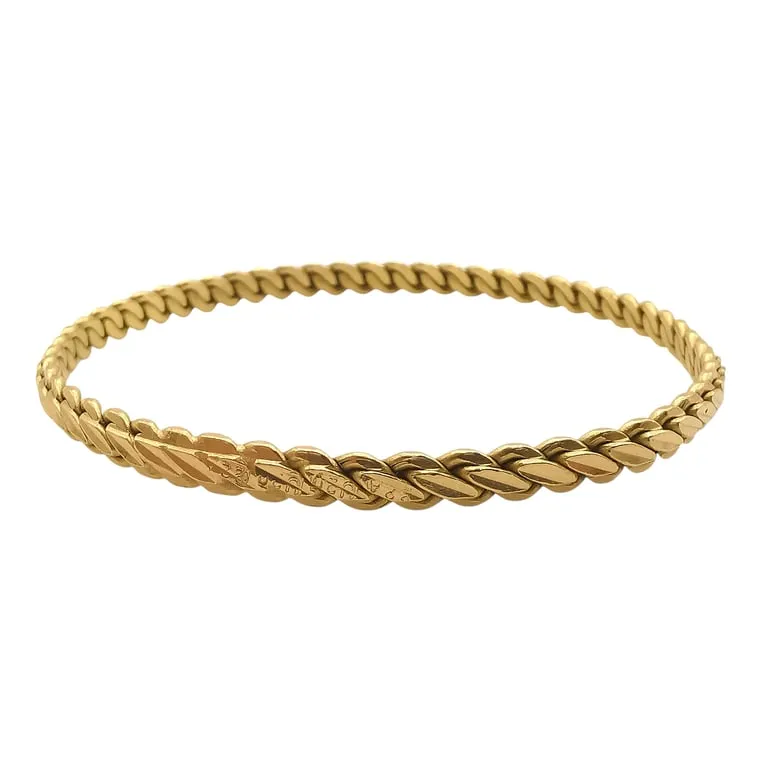 Bracelet jonc en or jaune 22 carats sold by 58 Facettes