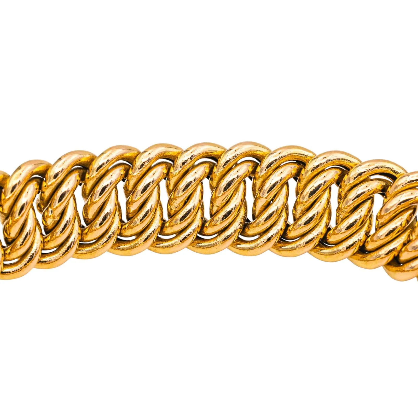 Bracelet Maille américaine Or rose sold by 58 Facettes product image thumbnail 3