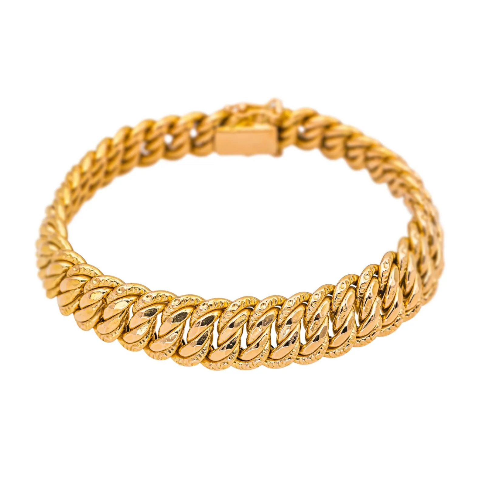 Bracelet Maille américaine Or rose sold by 58 Facettes product image thumbnail 4