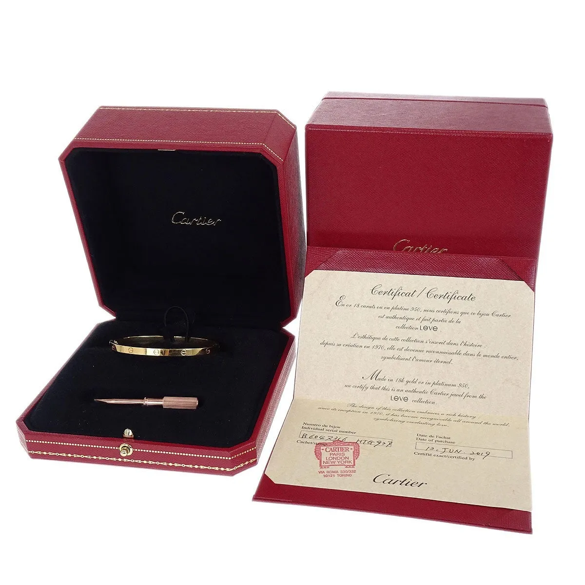 Cartier Love - Bracelet en or rose 18k sold by 58 Facettes product image thumbnail 5