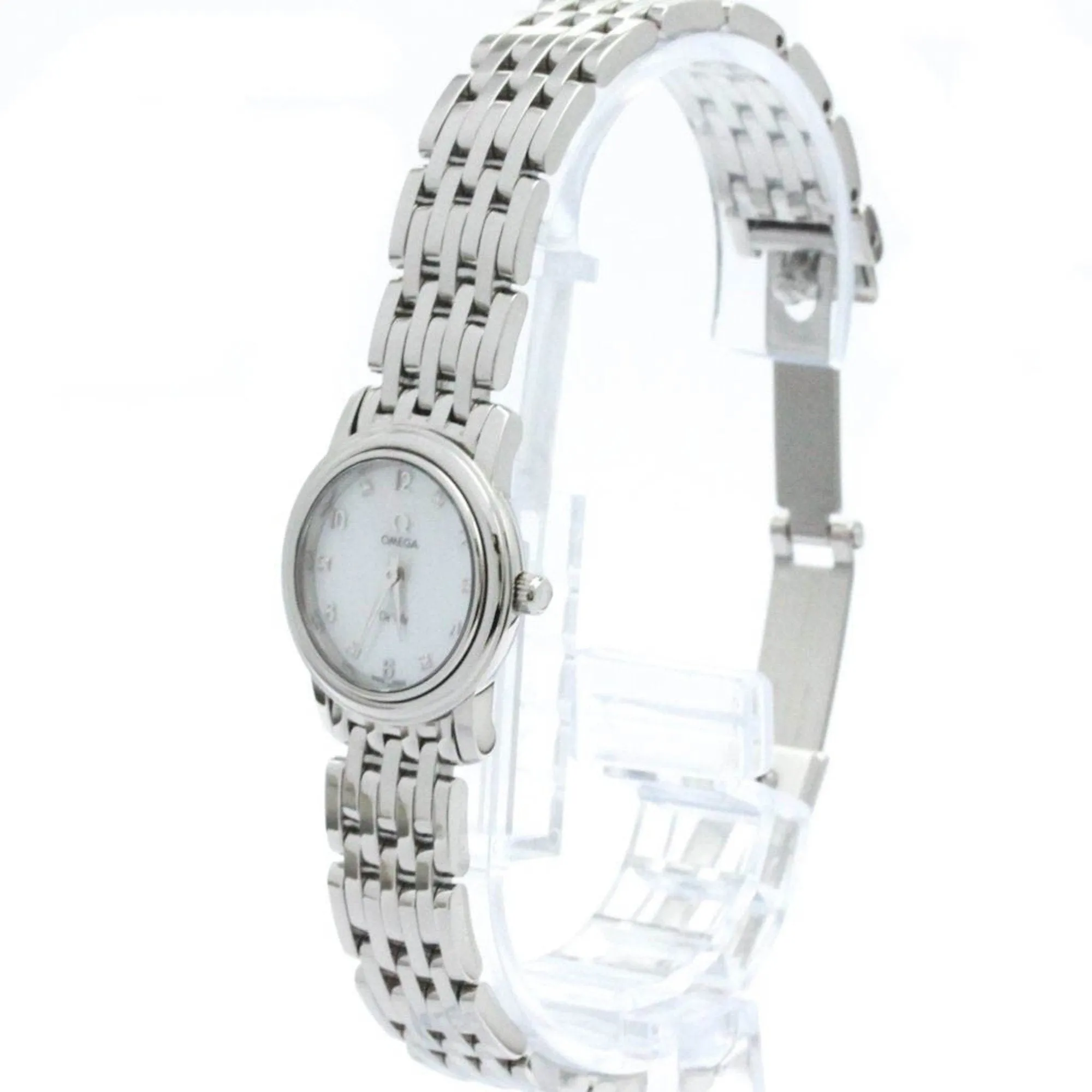 Omega De Ville Prestige - Montre quartz en acier, cadran blanc sold by 58 Facettes product image thumbnail 2