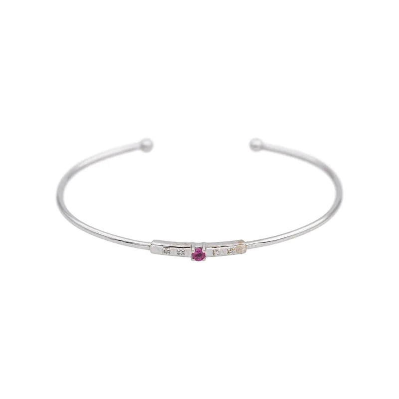 Mauboussin Bracelet Capsule d'émotions Or blanc Rubis, Diamant sold by 58 Facettes