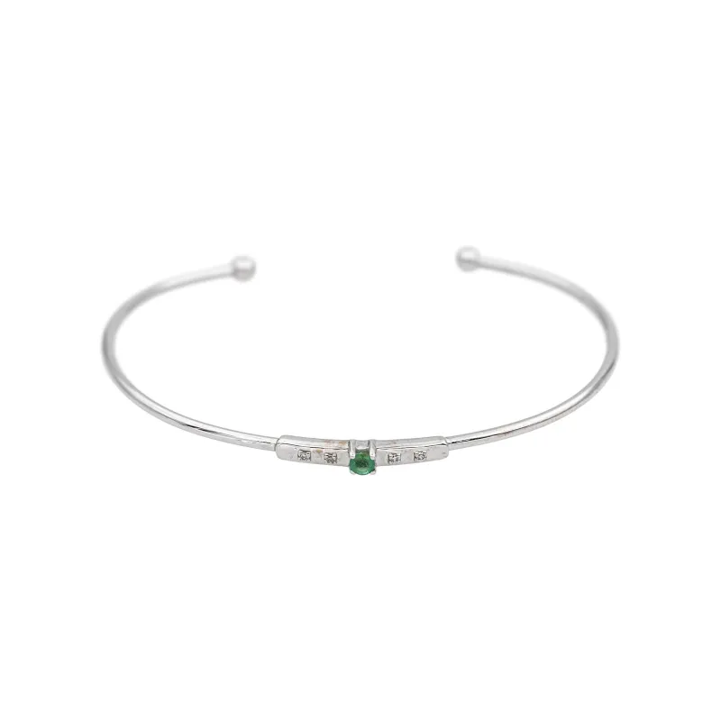 Mauboussin Bracelet Capsule d'émotions Or blanc Emeraude, Diamant sold by 58 Facettes