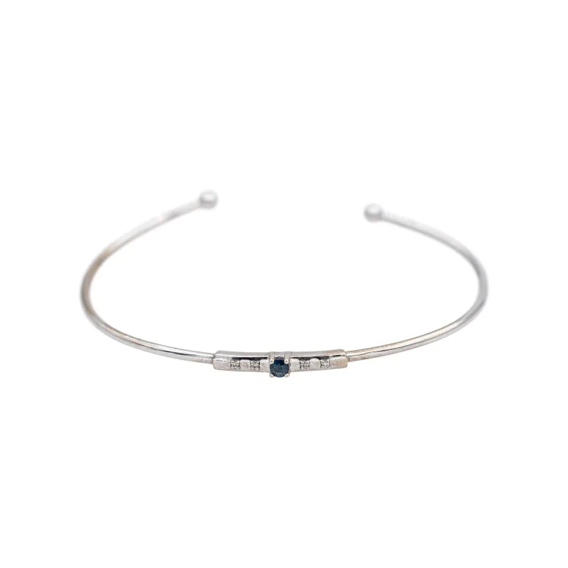 Mauboussin Bracelet Capsule d'émotions Or blanc Saphir, Diamant sold by 58 Facettes