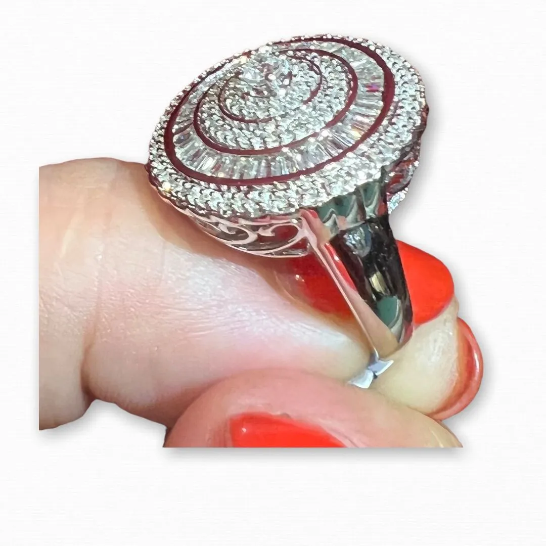 Bague Diamants, or blanc 18 carat sold by 58 Facettes product image thumbnail 5