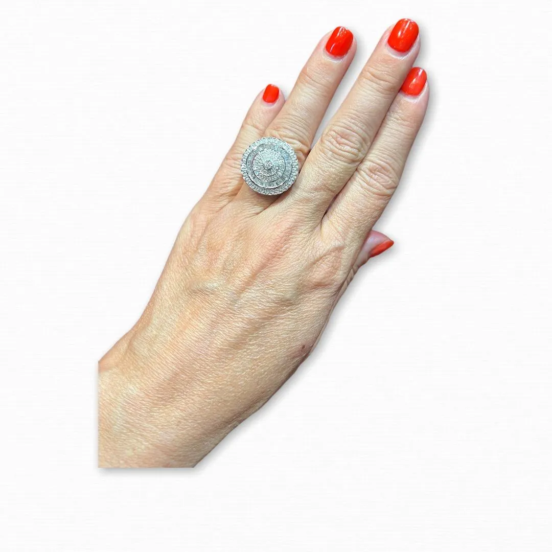 Bague Diamants, or blanc 18 carat sold by 58 Facettes product image thumbnail 2