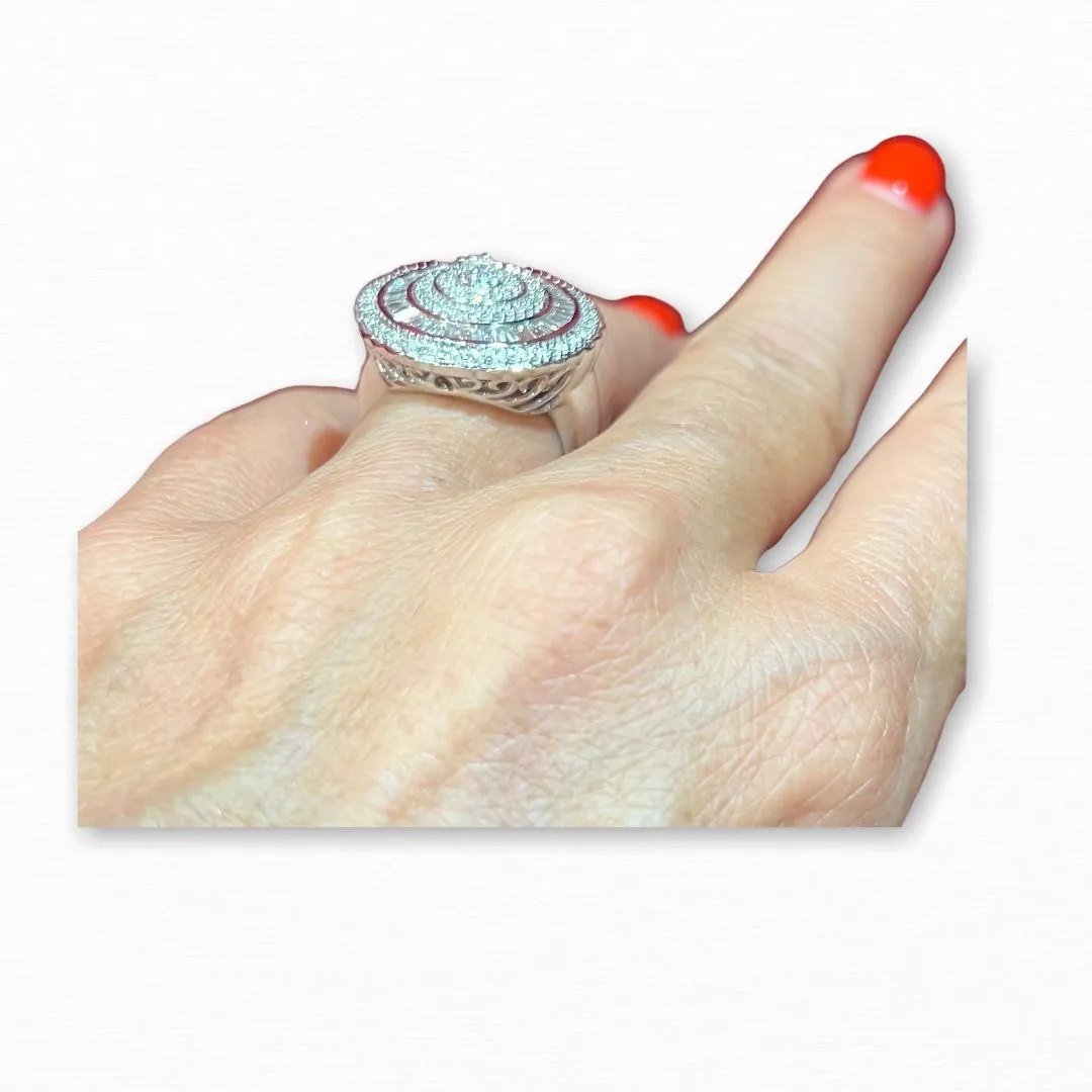 Bague Diamants, or blanc 18 carat sold by 58 Facettes product image thumbnail 3