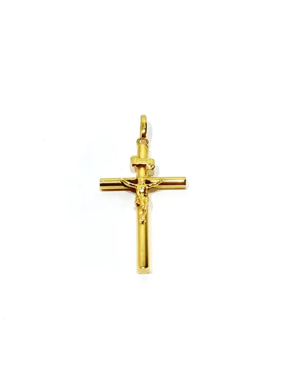 Pendentif crucifix INRI en or jaune 18 carats sold by 58 Facettes