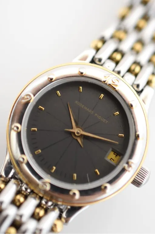 Audemars Piguet Meridian - Montre-bracelet en or jaune 18 ct et acier (1989) sold by 58 Facettes