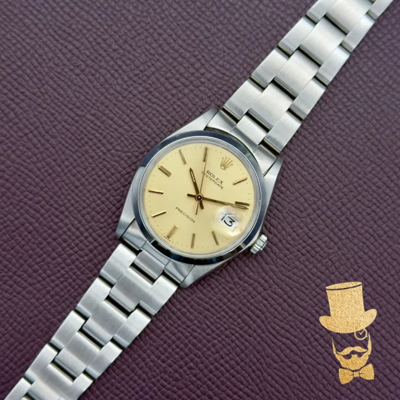 Rolex Oysterdate Precision 6694 Champagne made by 58 Facettes