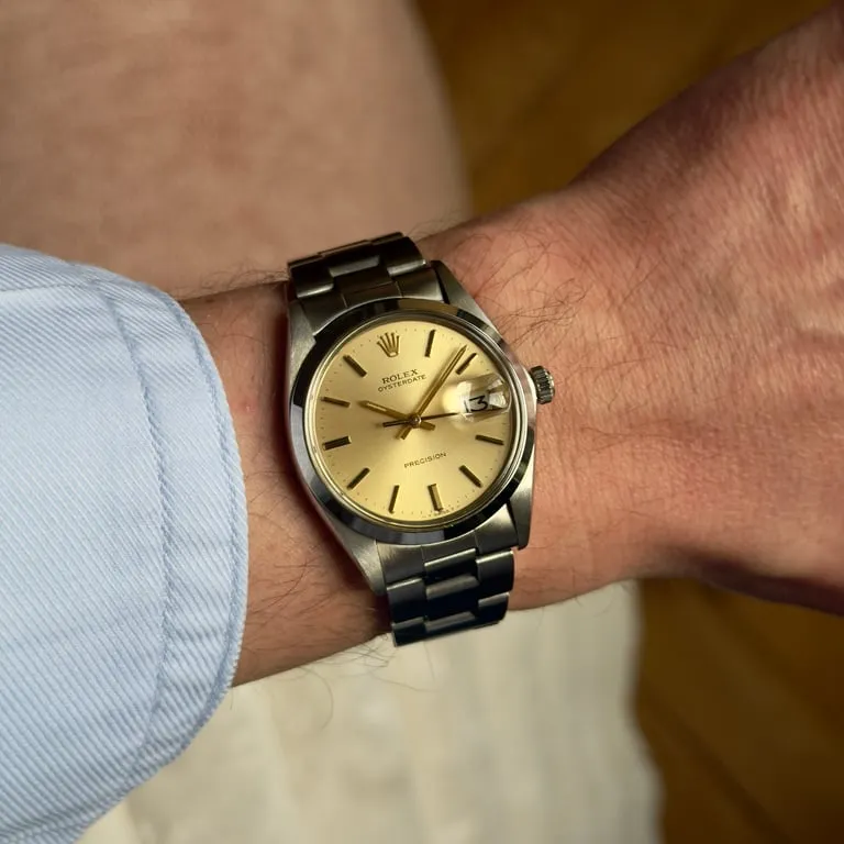 Rolex Oysterdate Precision 6694 Champagne sold by 58 Facettes product image thumbnail 2