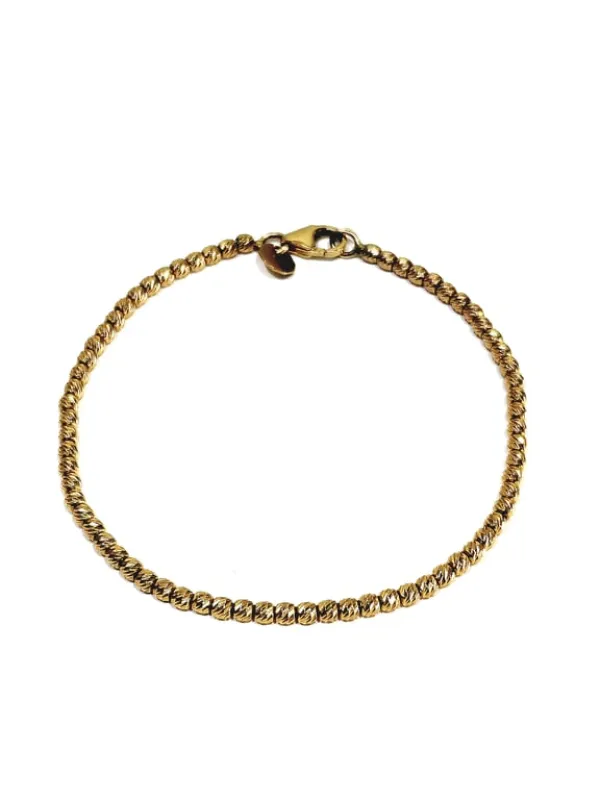 Bracelet perles en or rose 18 carats made by 58 Facettes