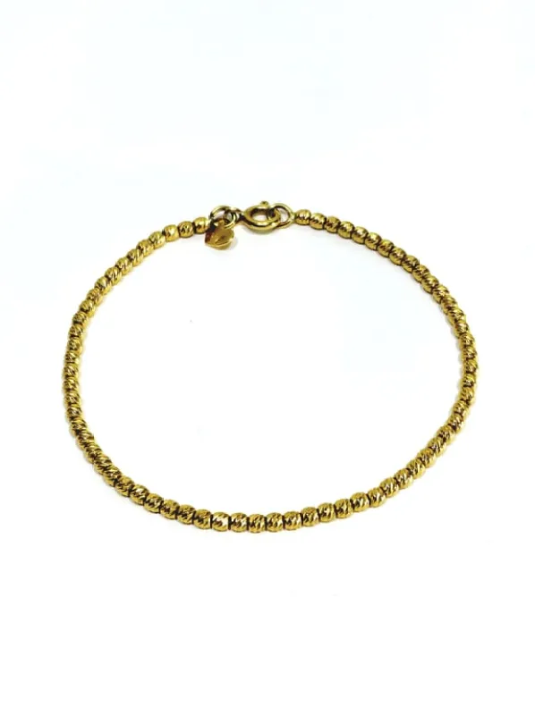 Bracelet perlé en or jaune 18 carats made by 58 Facettes