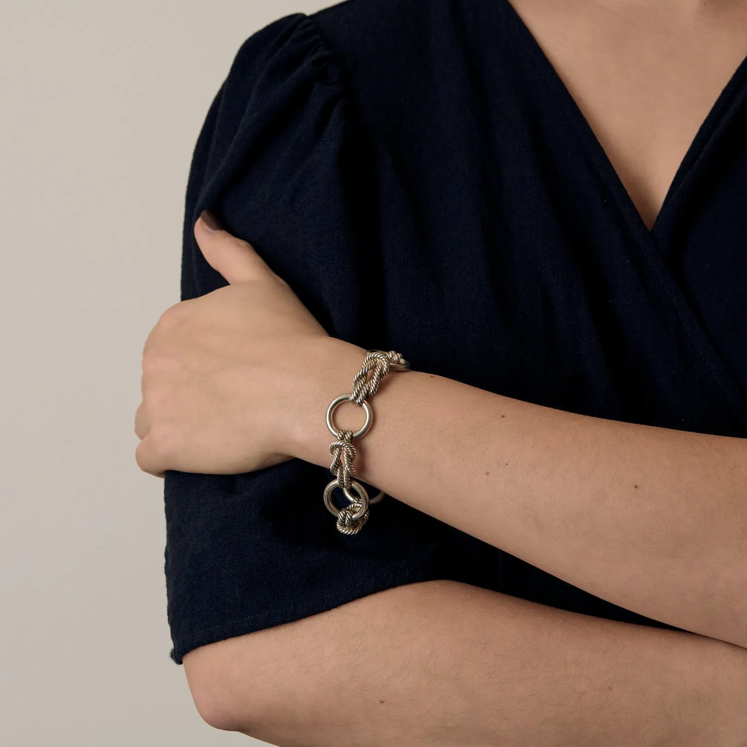 Hermès Audierne - Bracelet en argent. Vintage sold by 58 Facettes product image thumbnail 2