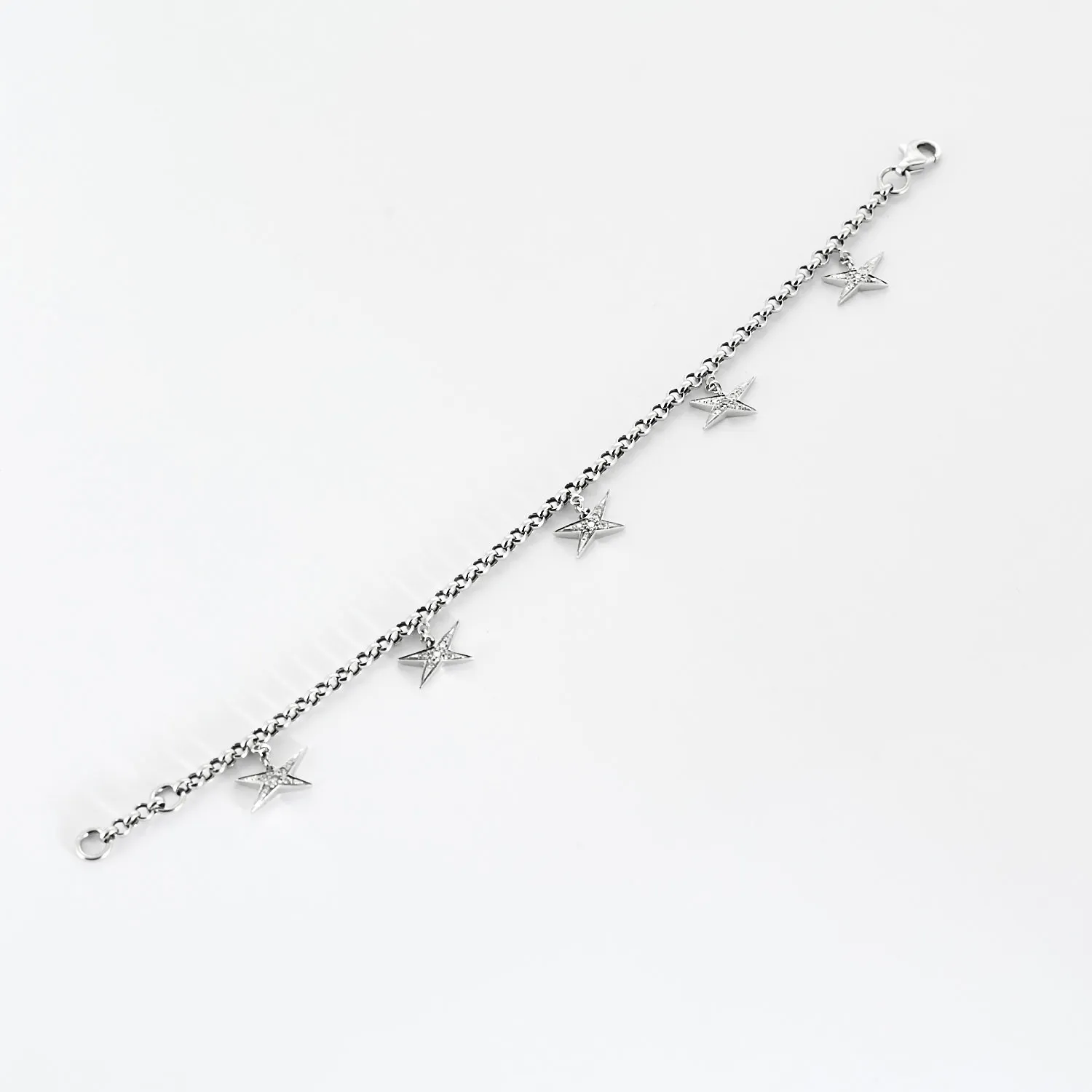 Mauboussin - Etoile divine - Bracelet en or gris et diamants sold by 58 Facettes product image thumbnail 3