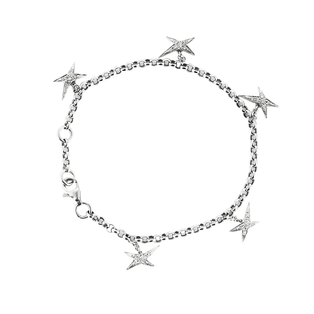 Mauboussin - Etoile divine - Bracelet en or gris et diamants sold by 58 Facettes
