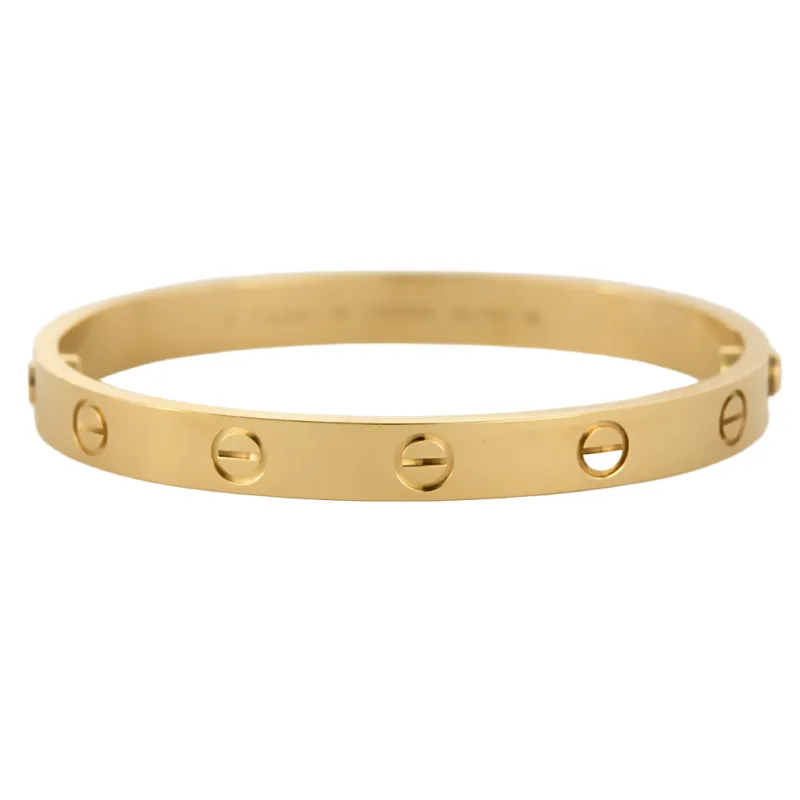 CARTIER - LOVE modèle Classique- Bracelet en or jaune sold by 58 Facettes