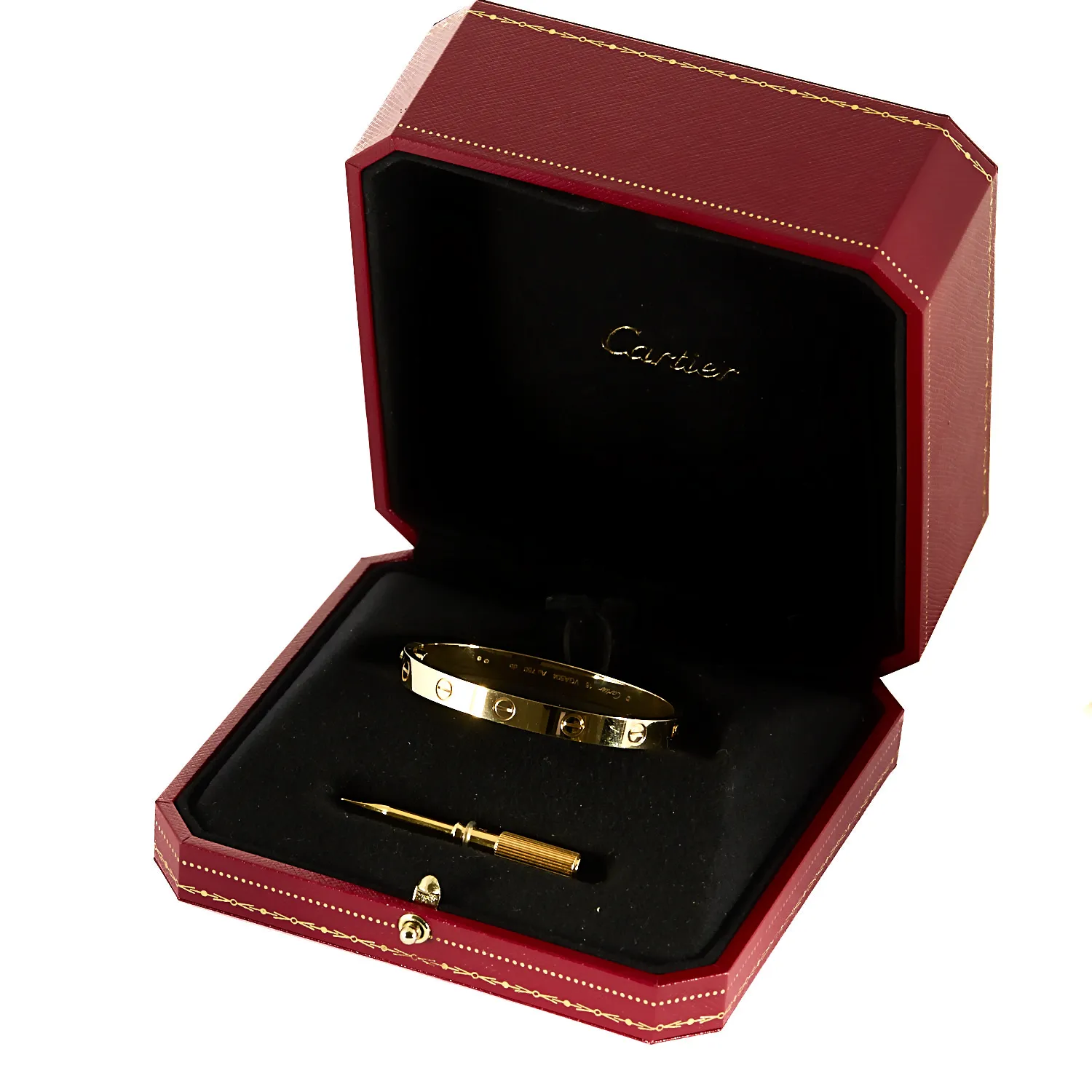 CARTIER - LOVE modèle Classique- Bracelet en or jaune sold by 58 Facettes product image thumbnail 3