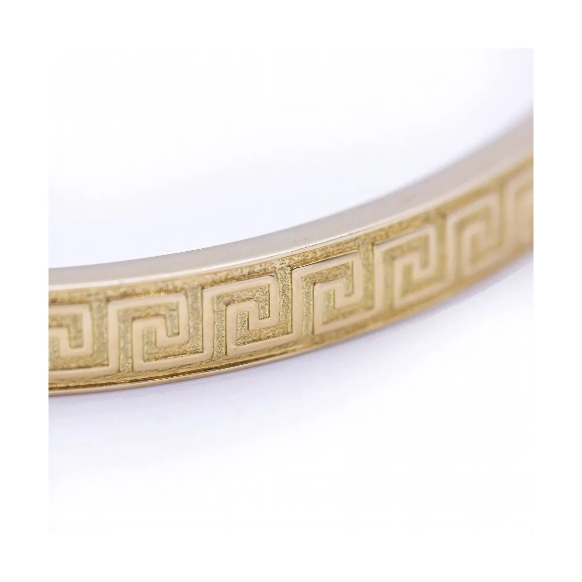 Bracelet rigide style grec en or jaune 18 ct sold by 58 Facettes product image thumbnail 3