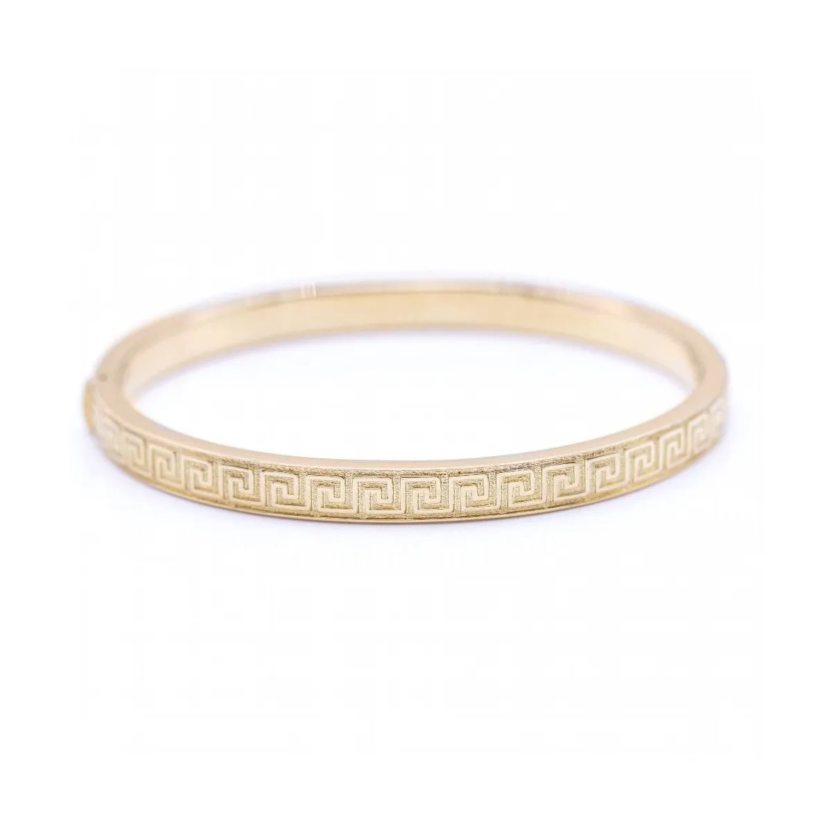 Bracelet rigide style grec en or jaune 18 ct sold by 58 Facettes