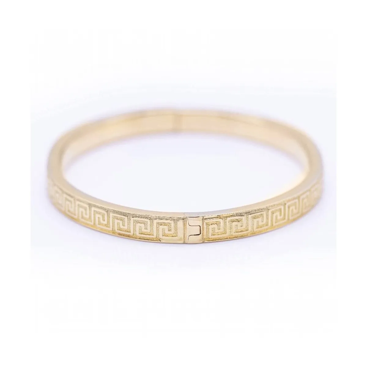 Bracelet rigide style grec en or jaune 18 ct sold by 58 Facettes product image thumbnail 2