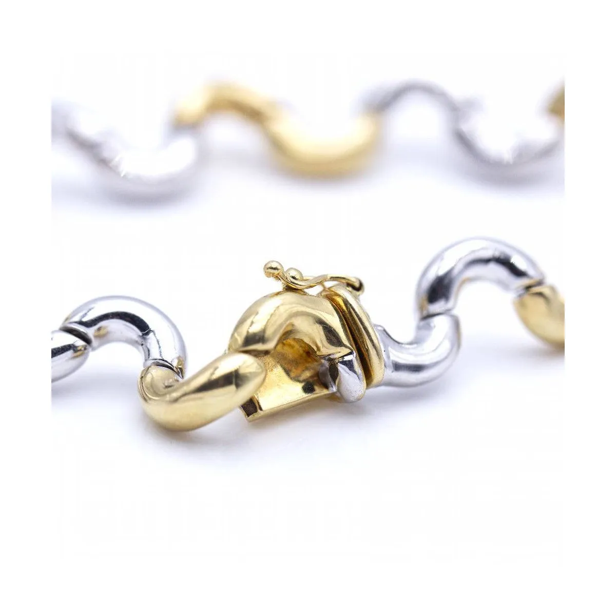 ONDAS - Bracelet en or bicolore 18 ct sold by 58 Facettes product image thumbnail 4