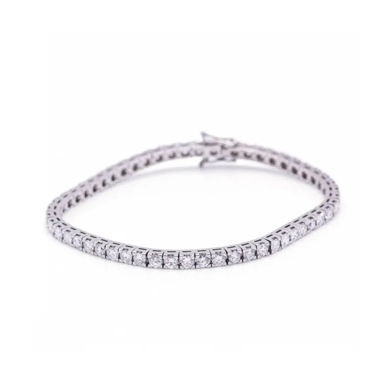 Bracelet rivière - Bracelet en or blanc 18 ct et diamants sold by 58 Facettes