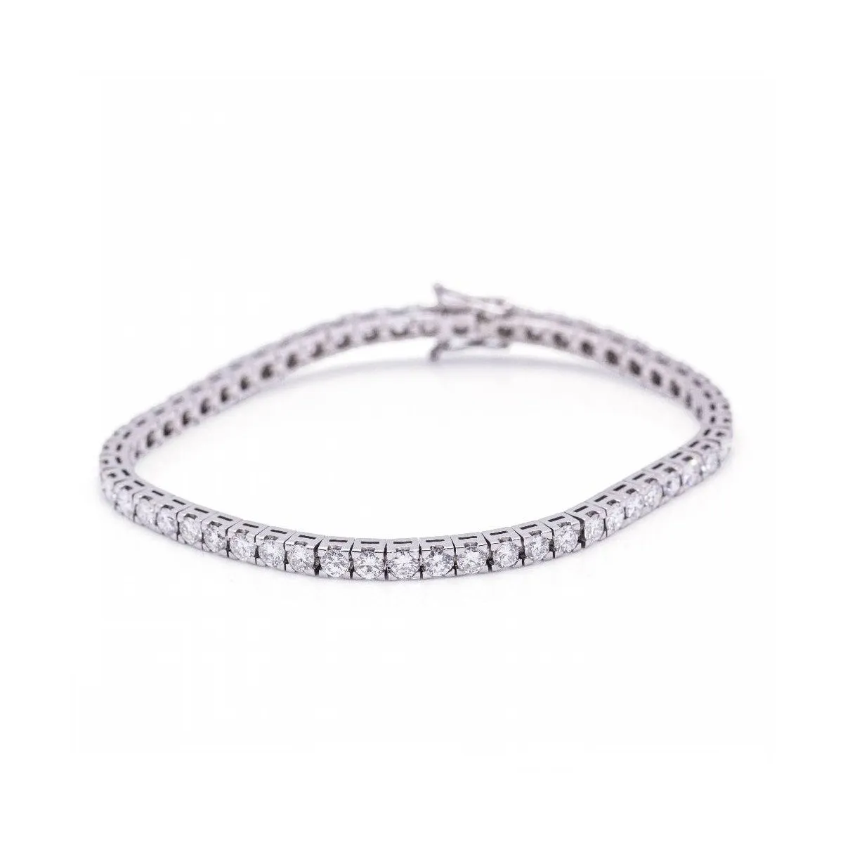 Bracelet rivière - Bracelet en or blanc 18 ct et diamants sold by 58 Facettes