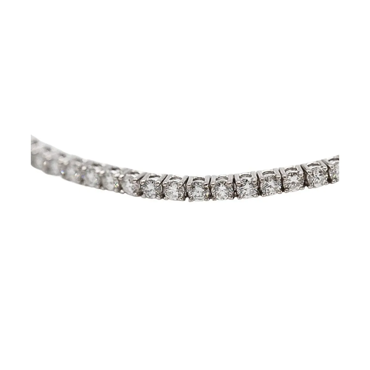 Bracelet rivière - Or blanc 18K et diamants 3,70 ct sold by 58 Facettes product image thumbnail 2