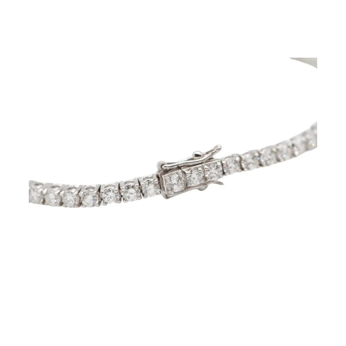 Bracelet rivière - Or blanc 18K et diamants 3,70 ct sold by 58 Facettes product image thumbnail 3