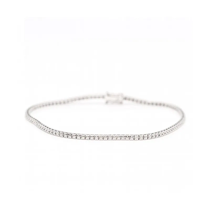 Bracelet rivière - Or blanc 18 kt et diamants 0,55 ct sold by 58 Facettes