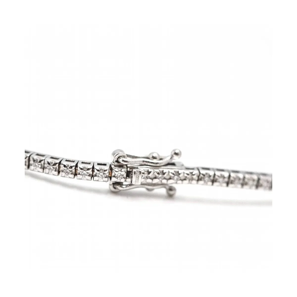 Bracelet rivière - Or blanc 18 kt et diamants 0,55 ct sold by 58 Facettes product image thumbnail 5