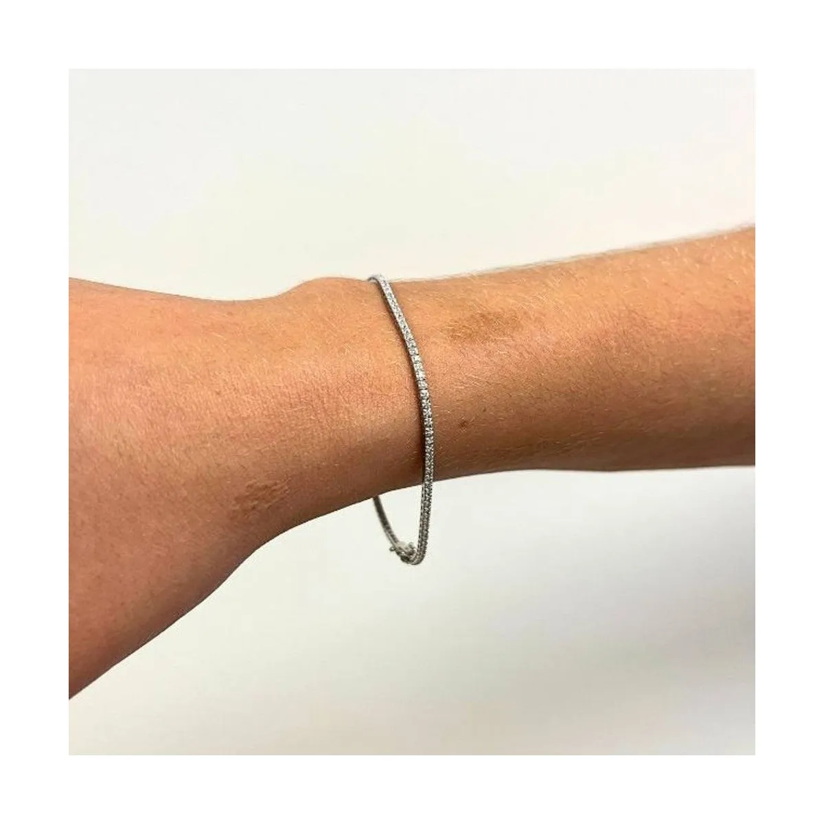 Bracelet rivière - Or blanc 18 kt et diamants 0,55 ct sold by 58 Facettes product image thumbnail 2